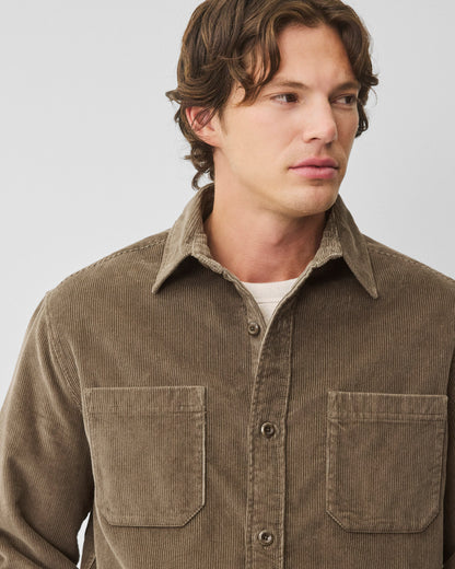 Corduroy Campus Standard Overshirt