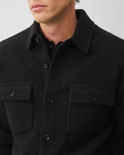 Boiled Wool Warden Standard Overshirt