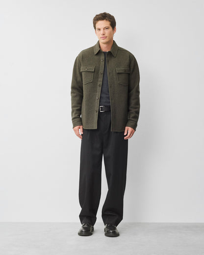 Boiled Wool Warden Standard Overshirt