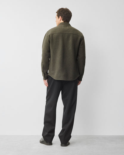 Boiled Wool Warden Standard Overshirt