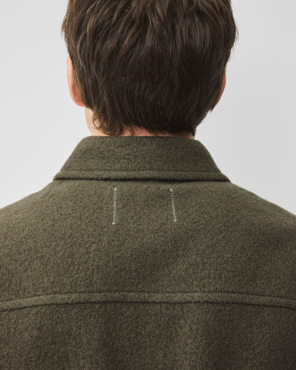 Boiled Wool Warden Standard Overshirt