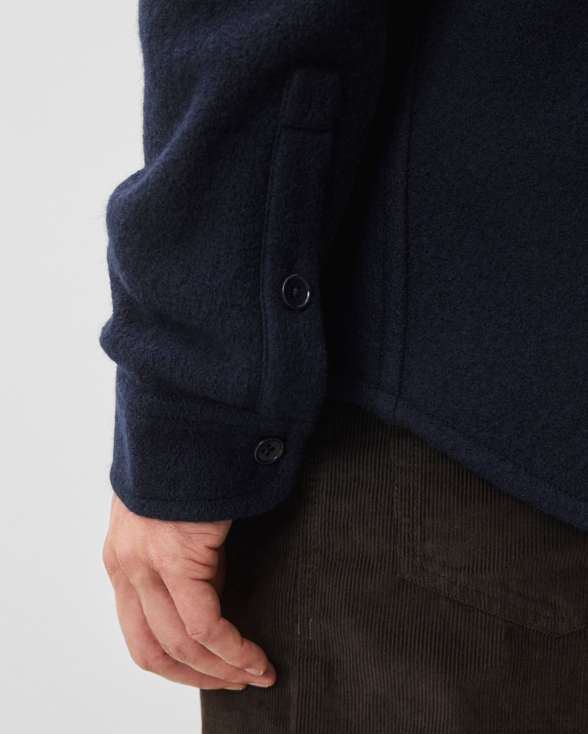 Boiled Wool Warden Standard Overshirt