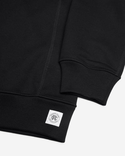 Midweight Terry Standard Button Mockneck