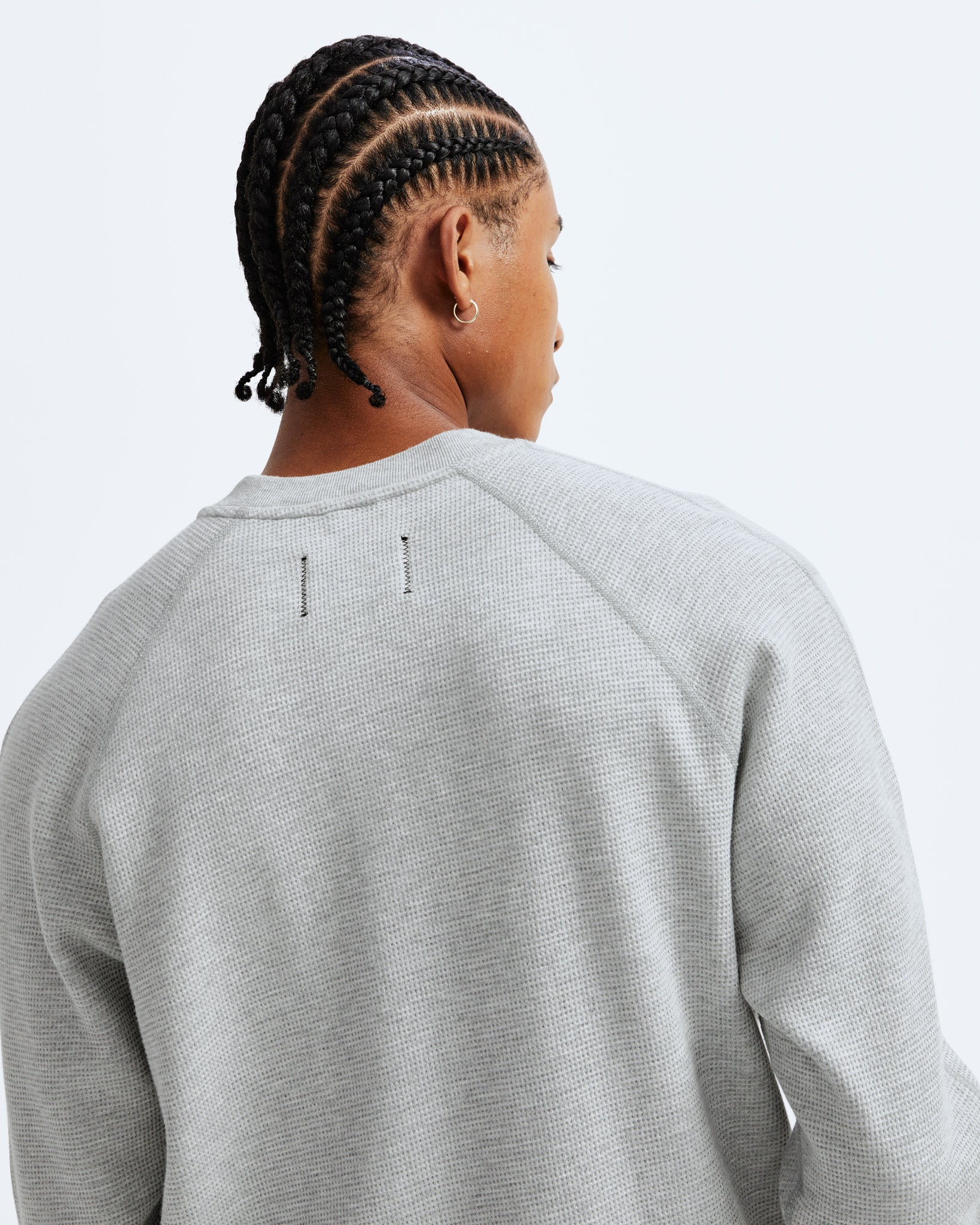 Lightweight Waffle Henley