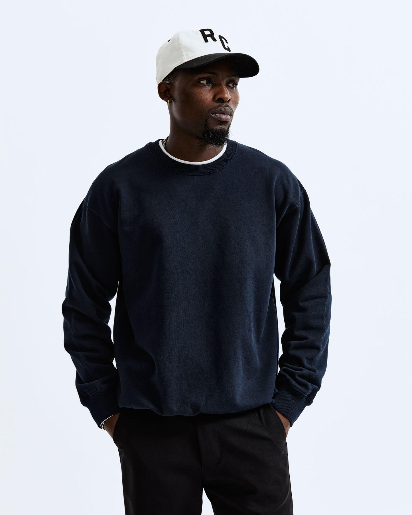 Midweight Terry Relaxed Crewneck - Vault