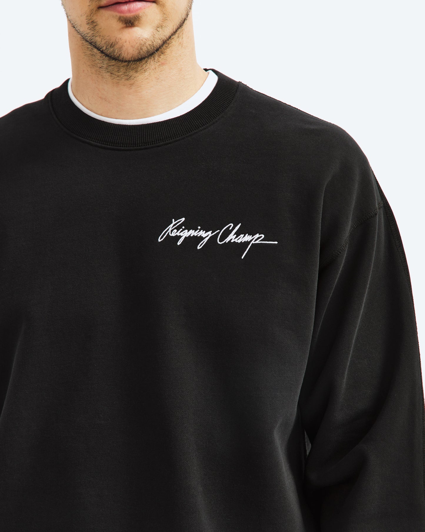 Midweight Terry Autograph Relaxed Crewneck
