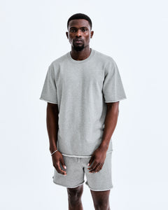 Lightweight Terry Cut-Off Relaxed T-Shirt