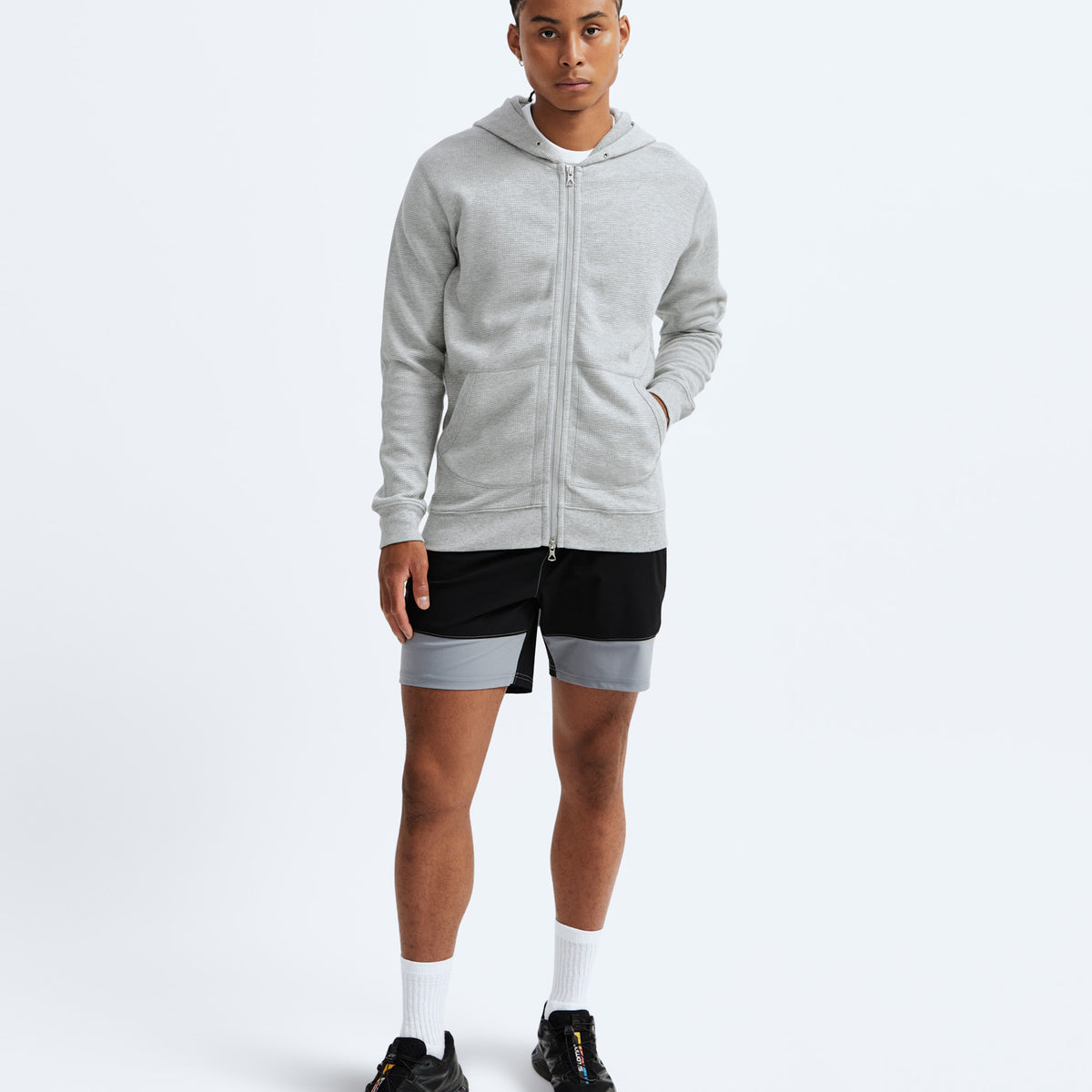 Lightweight Waffle Full Zip Hoodie Reigning Champ