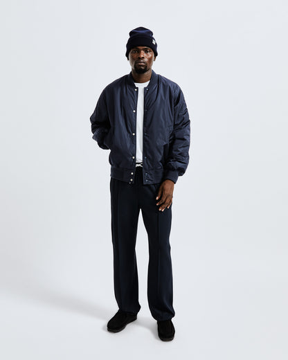 Econyl Satin Nylon Stadium Jacket