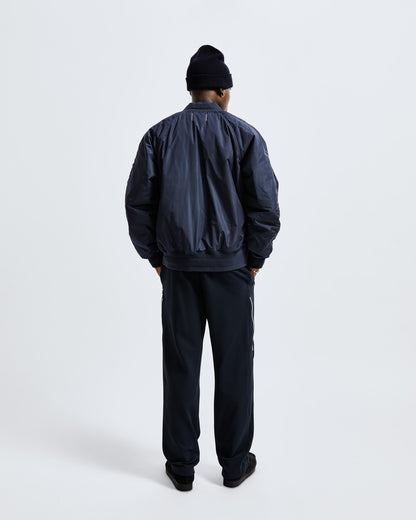 Econyl Satin Nylon Stadium Jacket