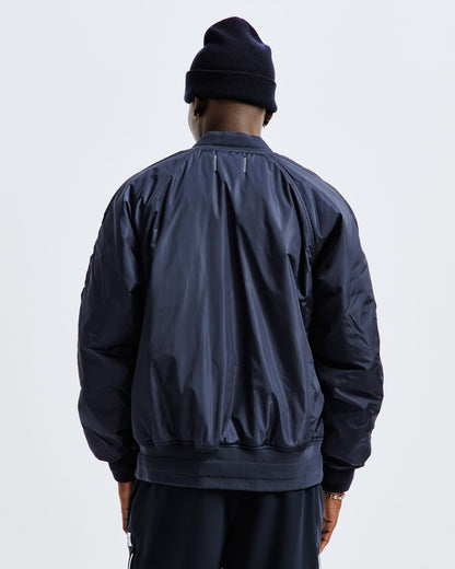 Econyl Satin Nylon Stadium Jacket