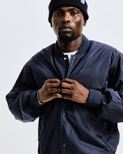 Econyl Satin Nylon Stadium Jacket
