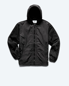 Crinkle Nylon Match Hooded Jacket