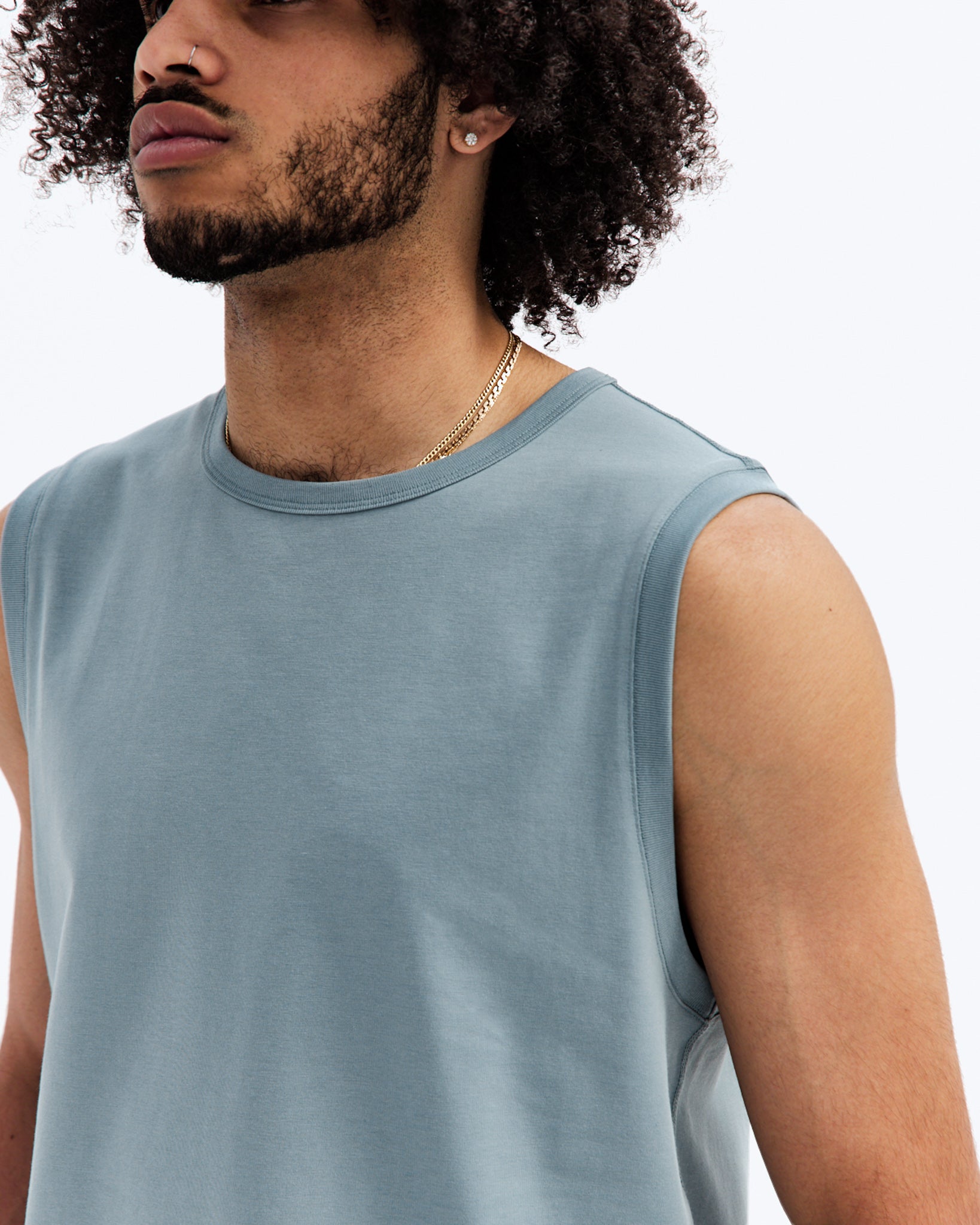 Copper Jersey Sleeveless Shirt