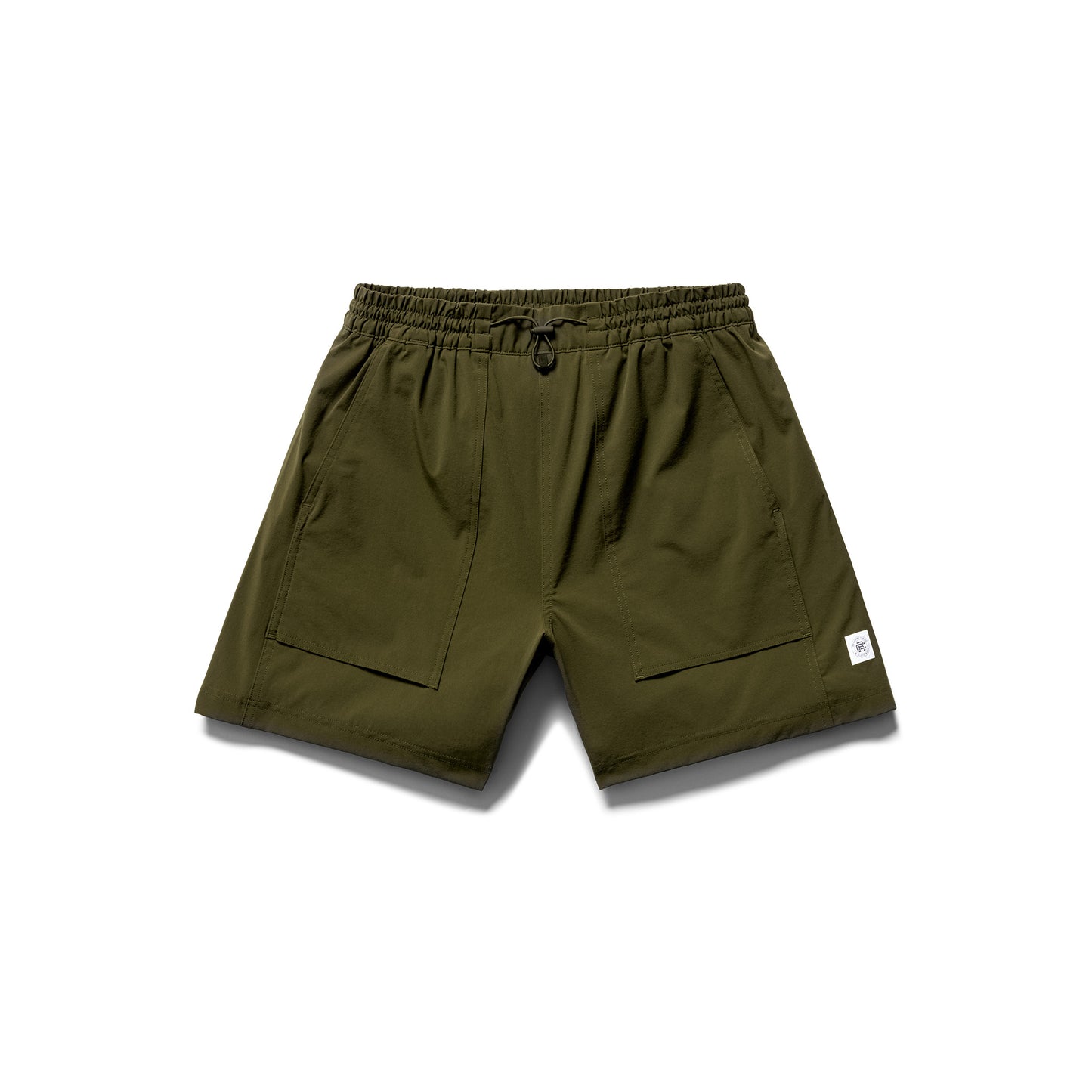 Stretch Nylon Utility Swim Short 6"