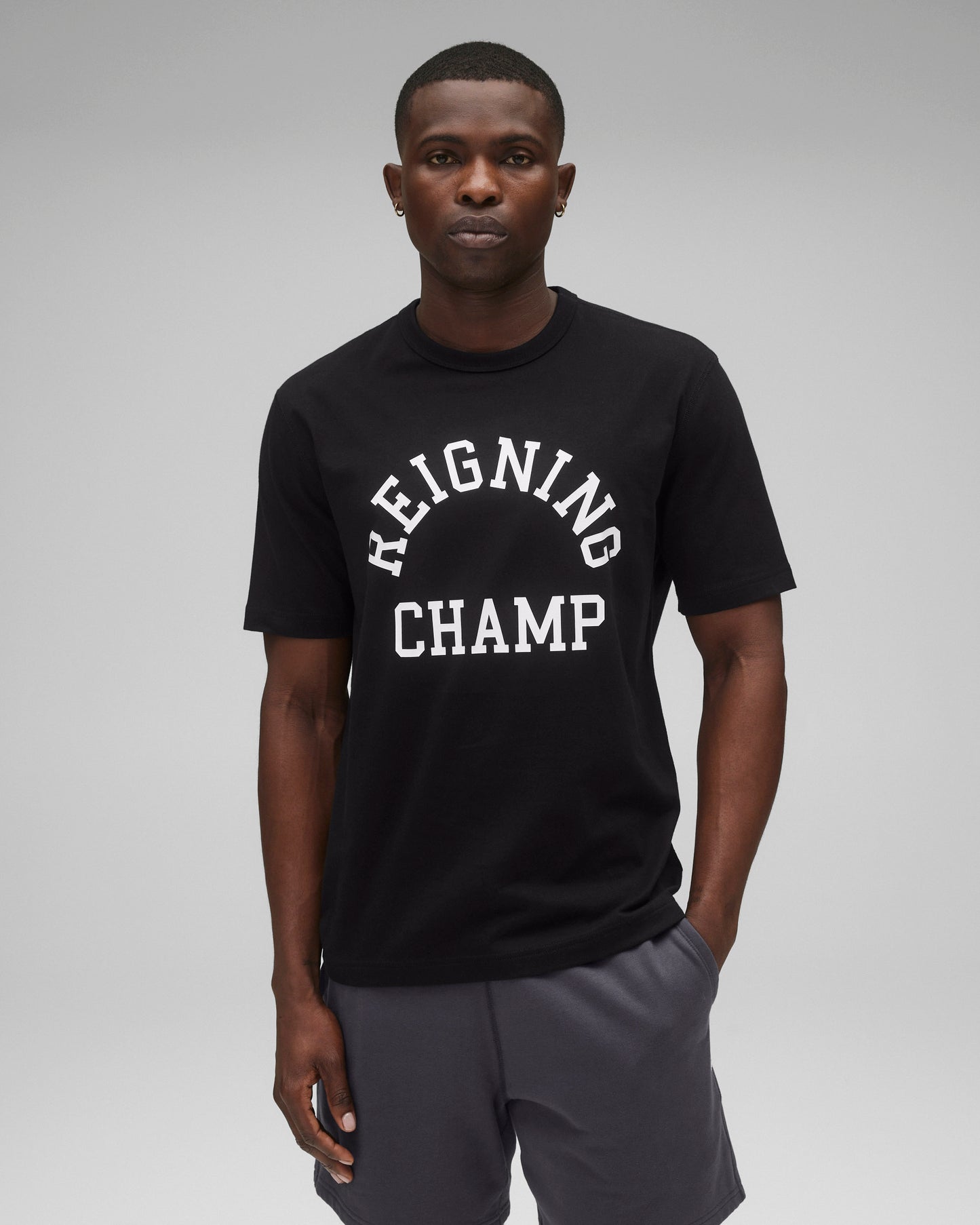 Lightweight Jersey Arch Logo Standard T-Shirt