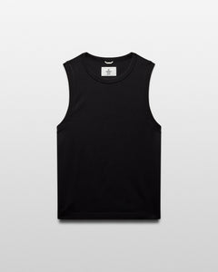 Dual Jersey Slim Sleeveless Shirt