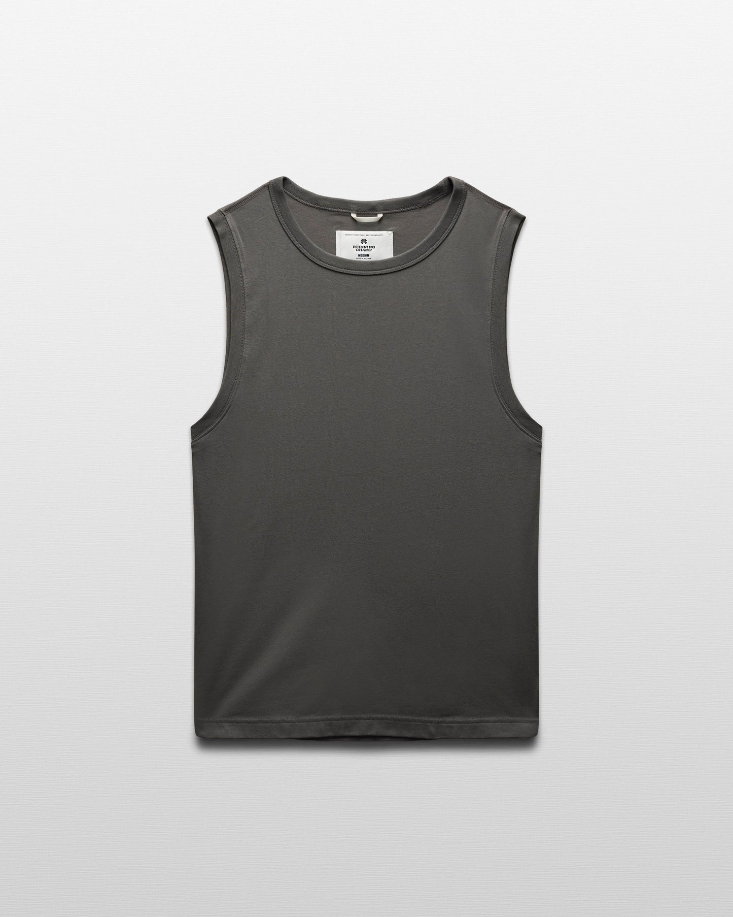 Dual Jersey Slim Sleeveless Shirt