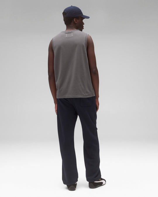 Dual Jersey Slim Sleeveless Shirt