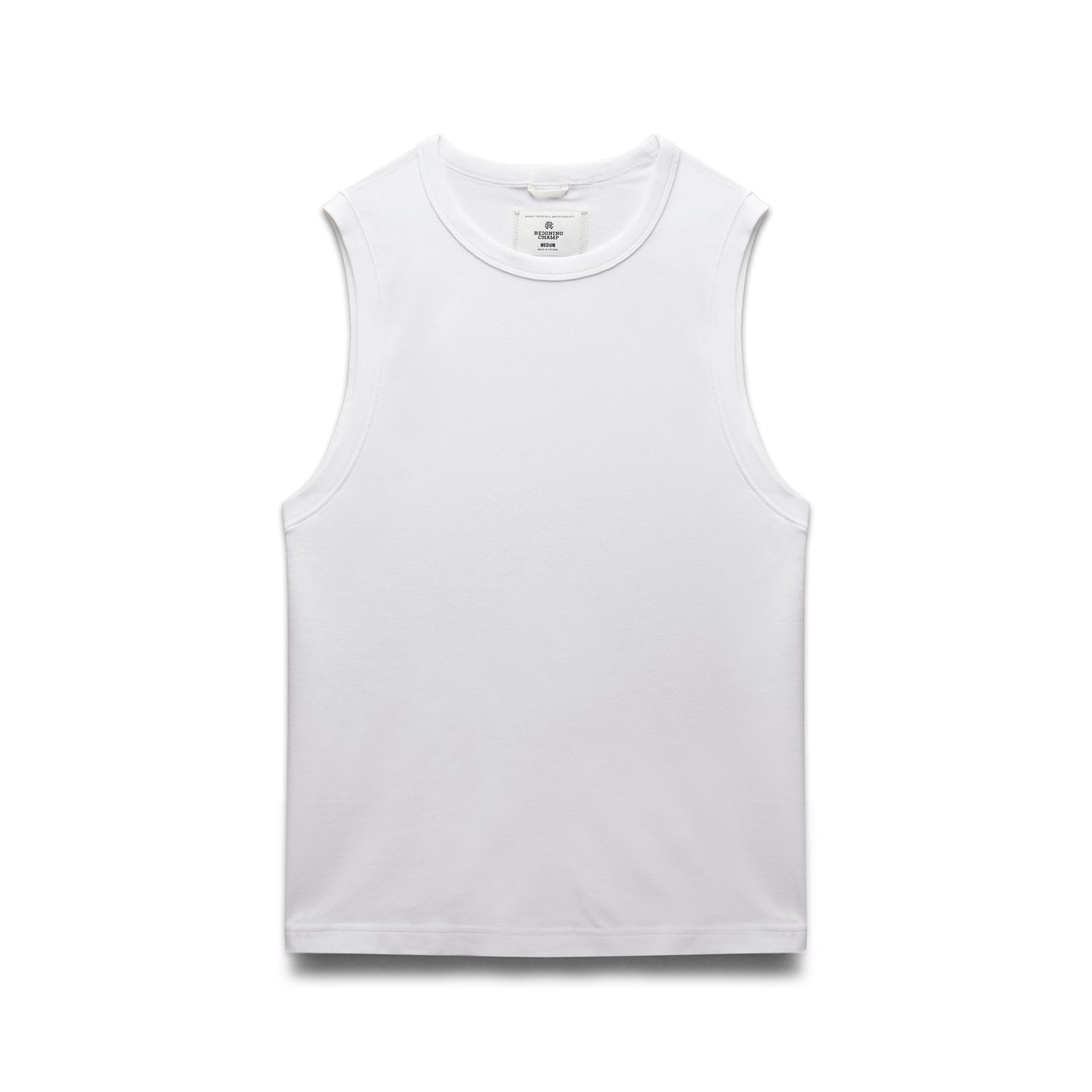 Dual Jersey Slim Sleeveless Shirt