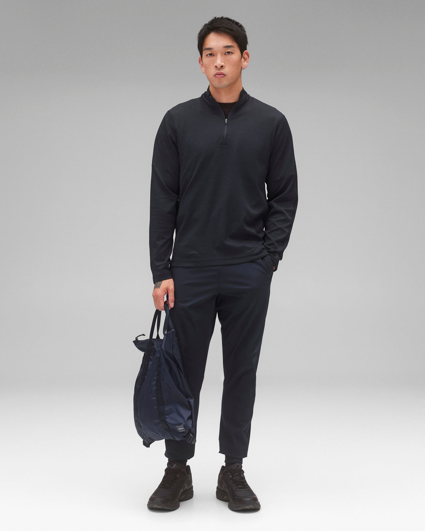 Solotex Mesh Tiebreak Standard Quarter Zip