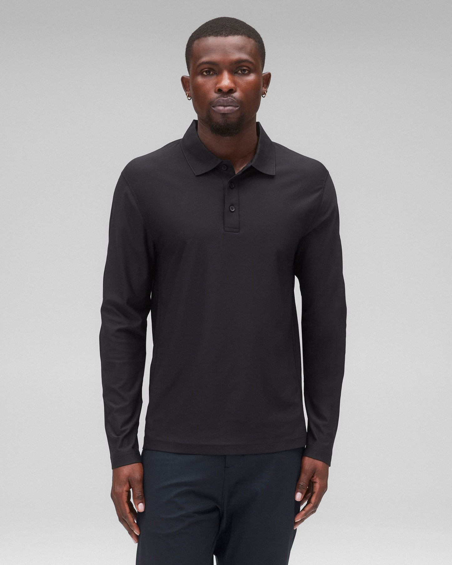 Tech Pique Playoff Standard Long Sleeve Polo