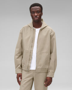 Cotton Canvas Rush Relaxed Hooded Jacket