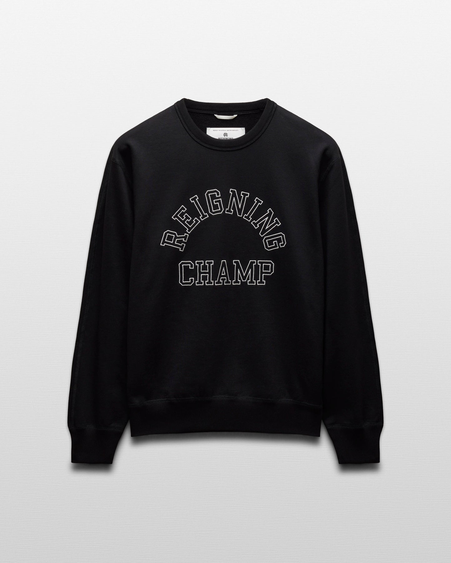 Midweight Terry Arch Logo Standard Crewneck