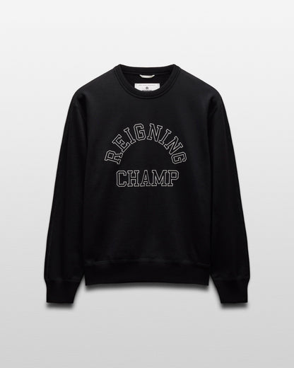 Midweight Terry Arch Logo Standard Crewneck