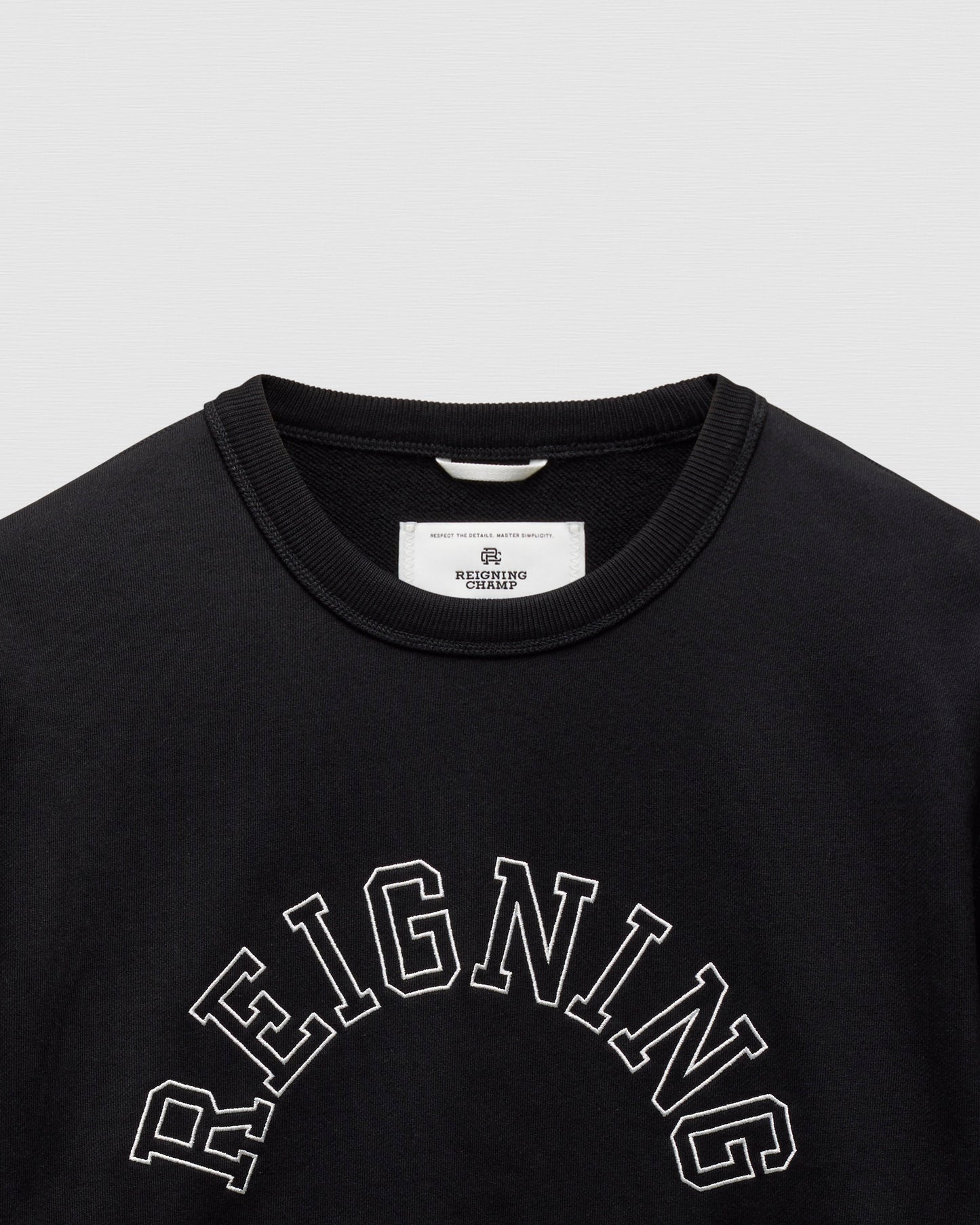 Midweight Terry Arch Logo Standard Crewneck