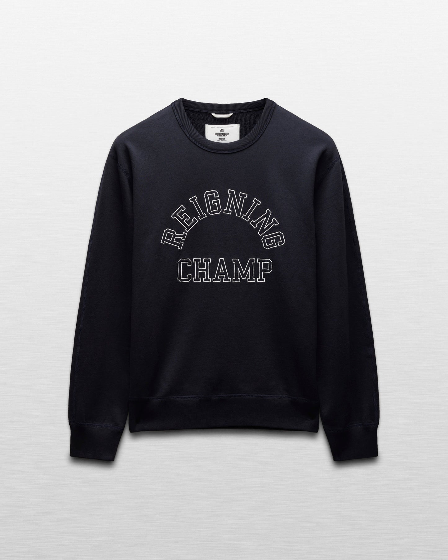 Midweight Terry Arch Logo Standard Crewneck