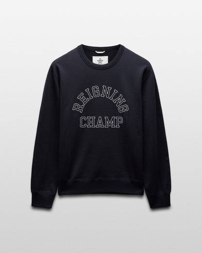 Midweight Terry Arch Logo Standard Crewneck