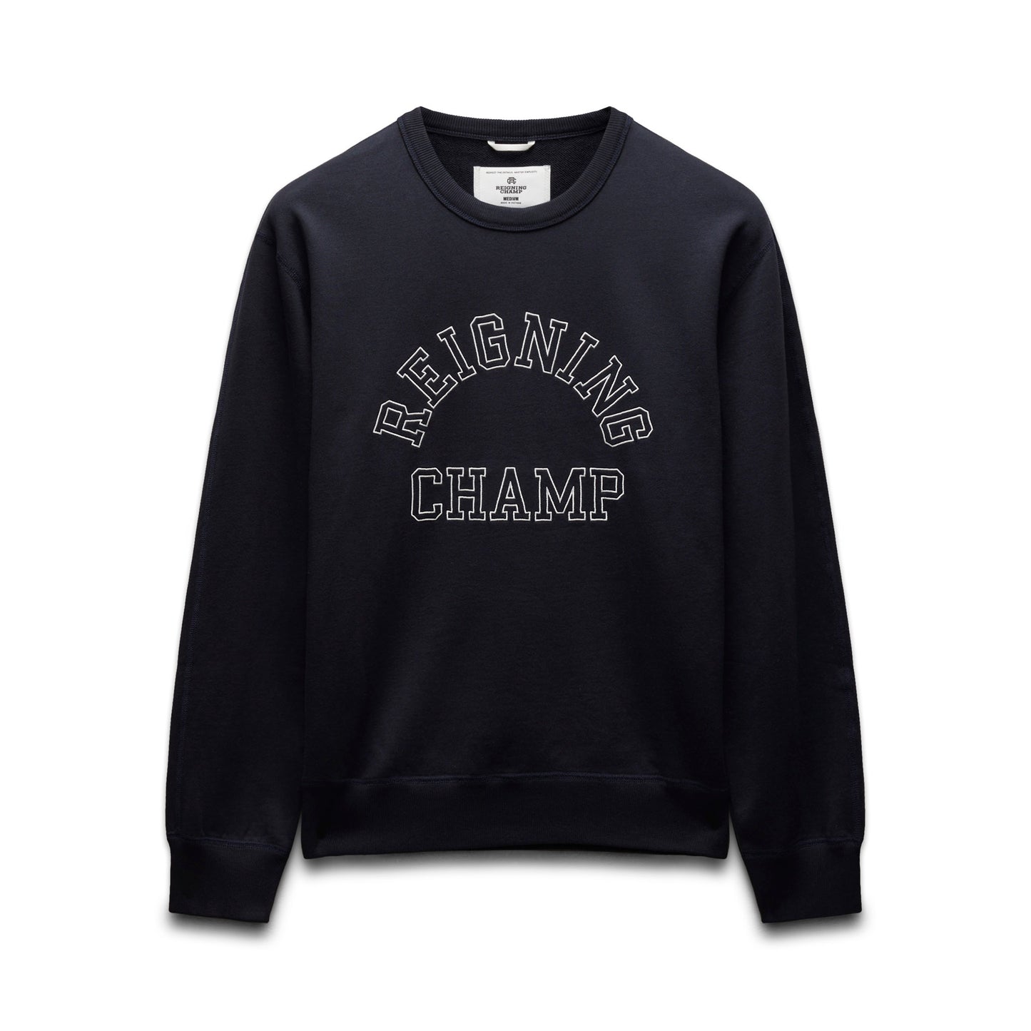 Midweight Terry Arch Logo Standard Crewneck