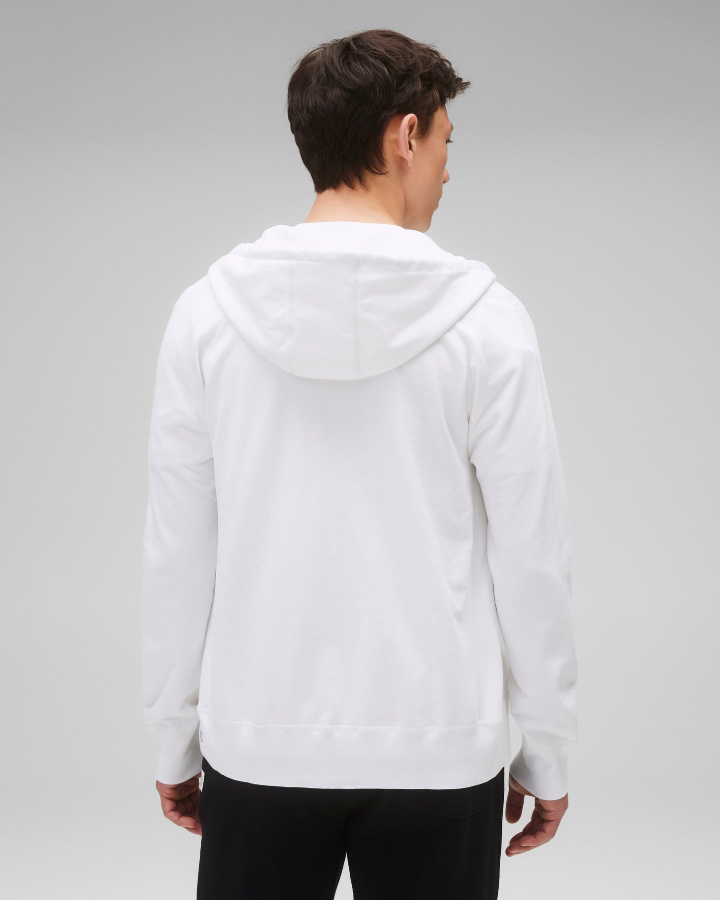 Lightweight Terry Slim Zip Hoodie
