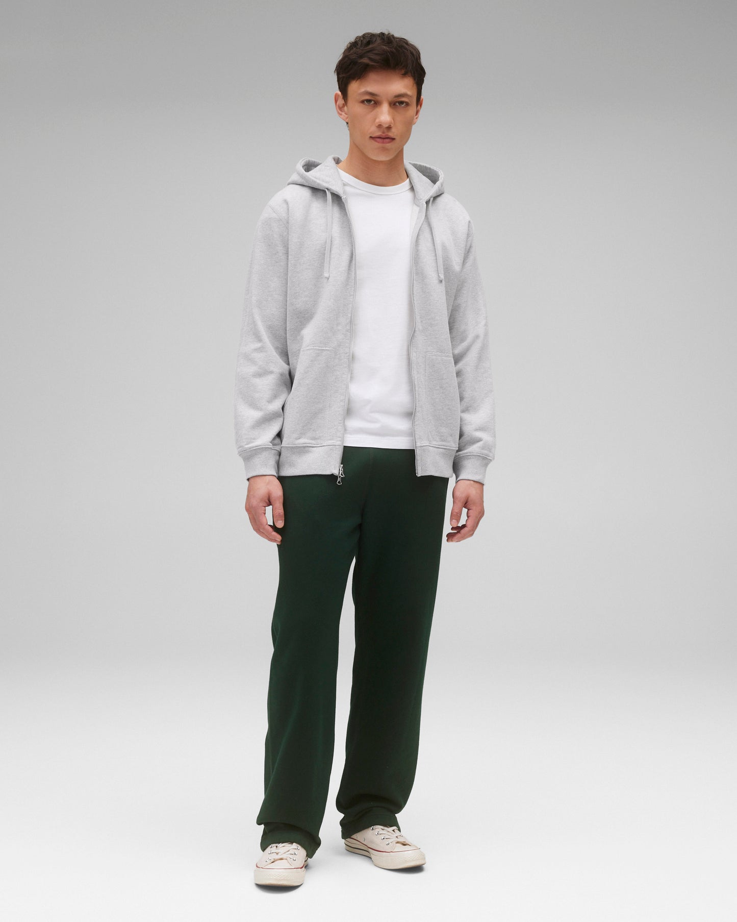 Midweight Terry Classic Full Zip Hoodie - Vault
