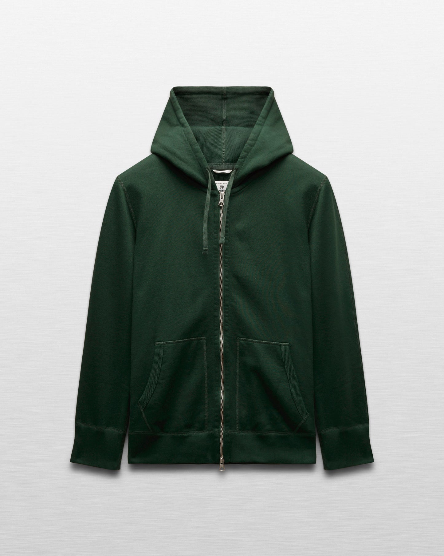 Midweight Terry Slim Zip Hoodie