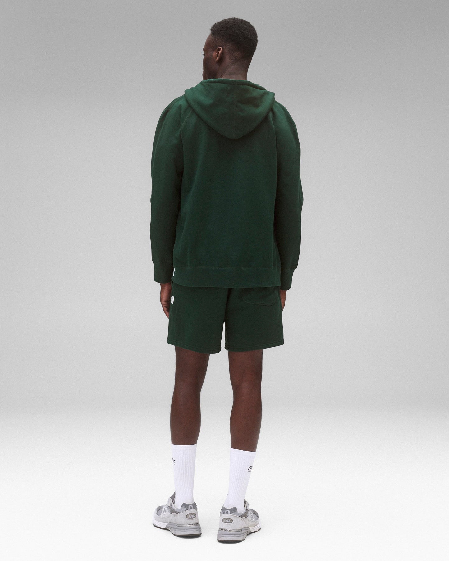 Midweight Terry Slim Zip Hoodie