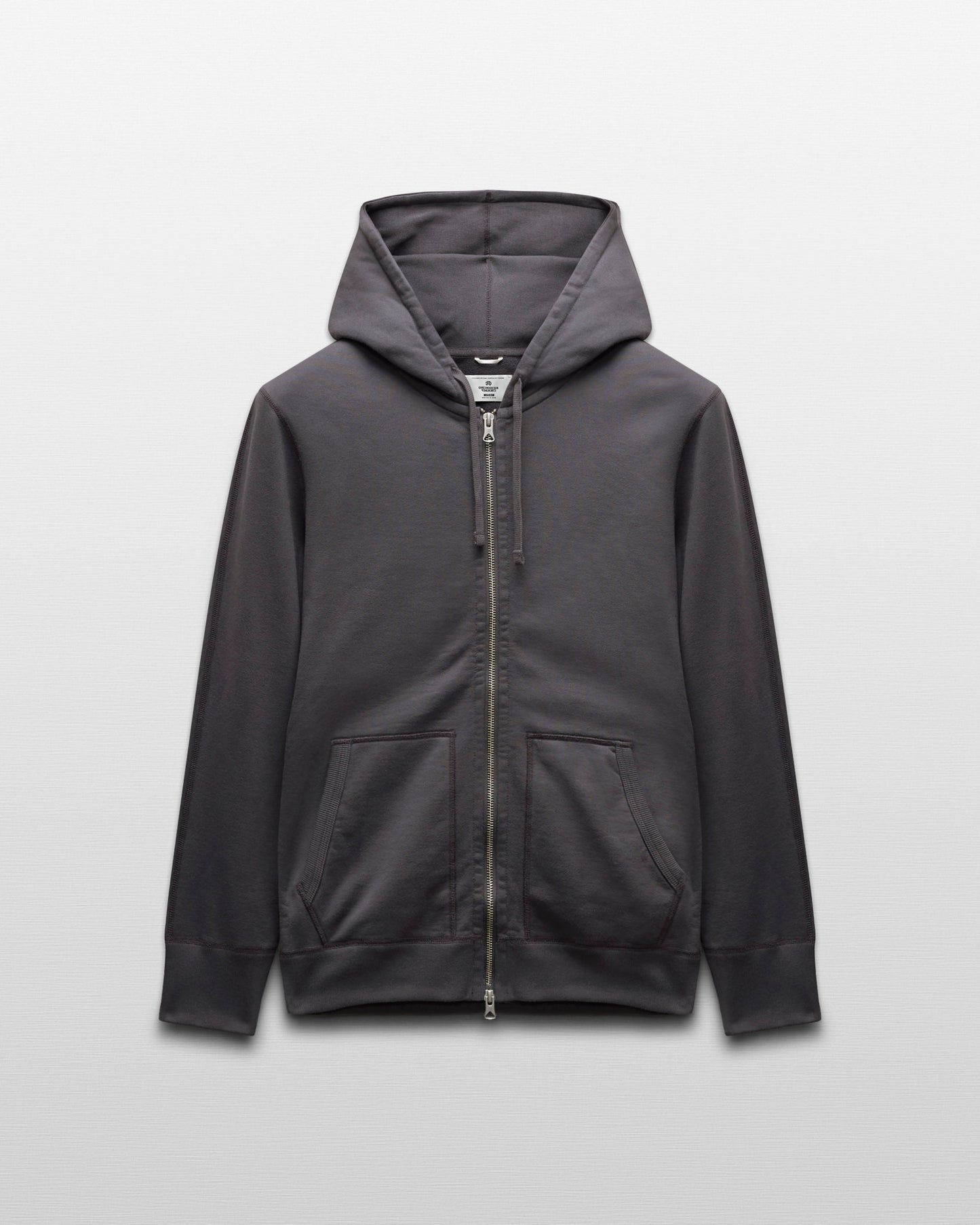 Midweight Terry Slim Zip Hoodie