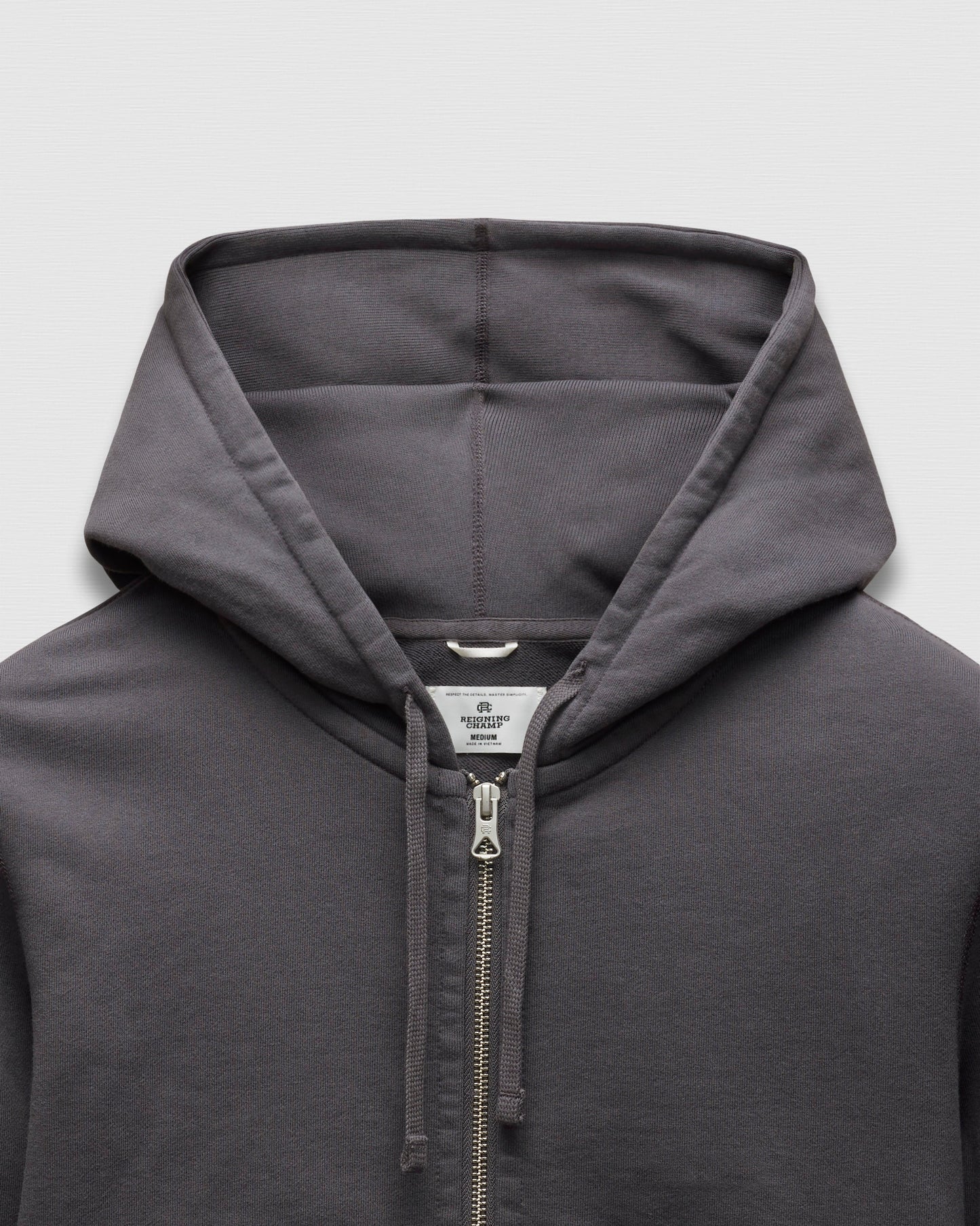 Midweight Terry Slim Zip Hoodie