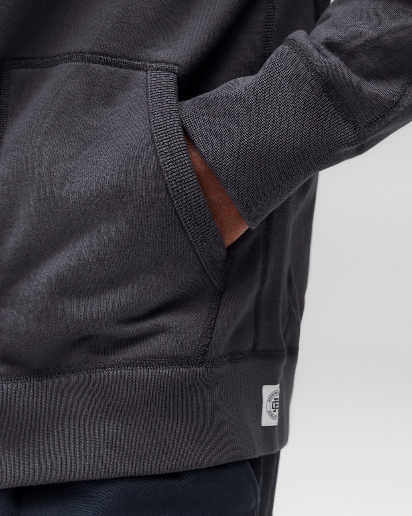 Midweight Terry Slim Zip Hoodie