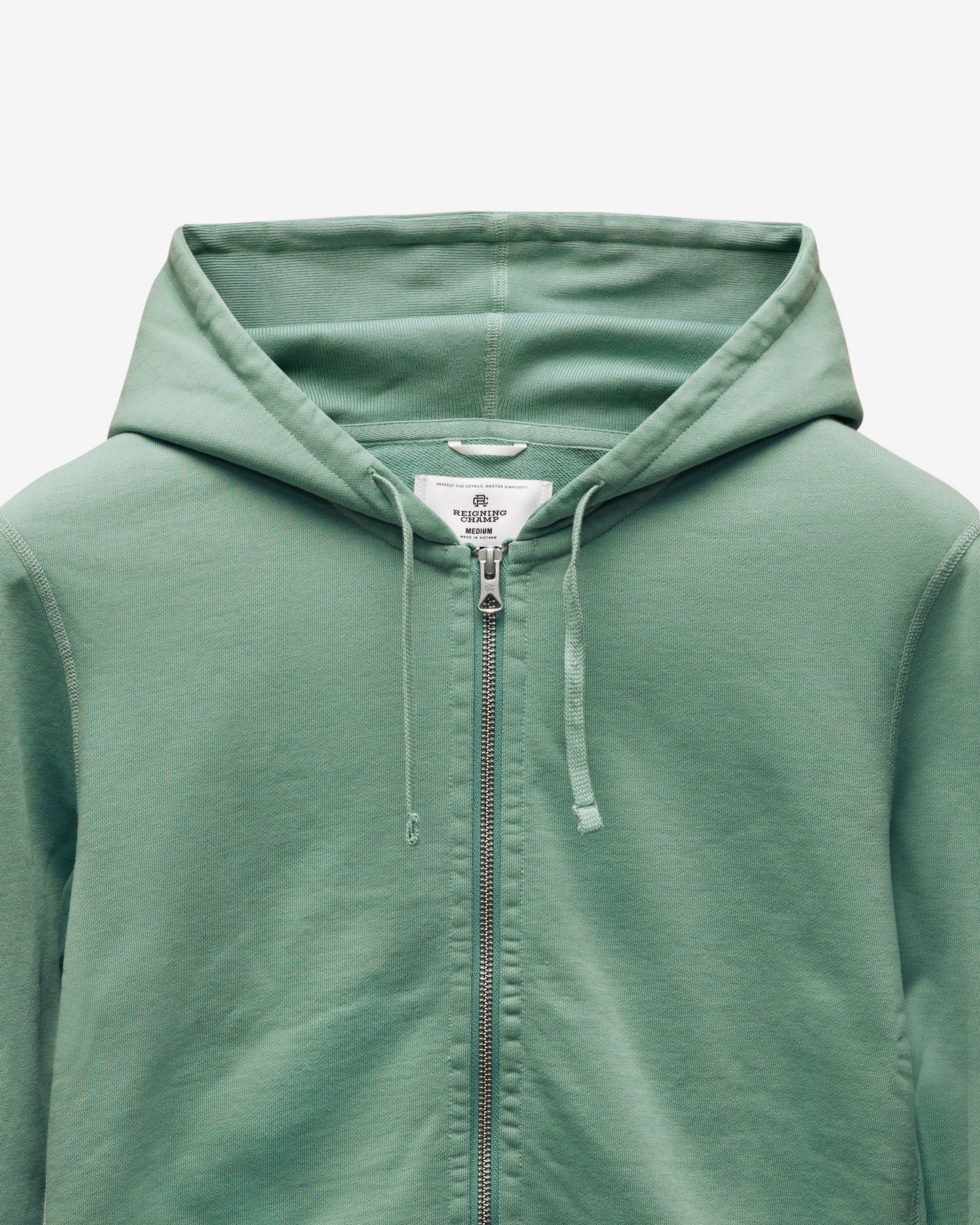 Midweight Terry Slim Zip Hoodie