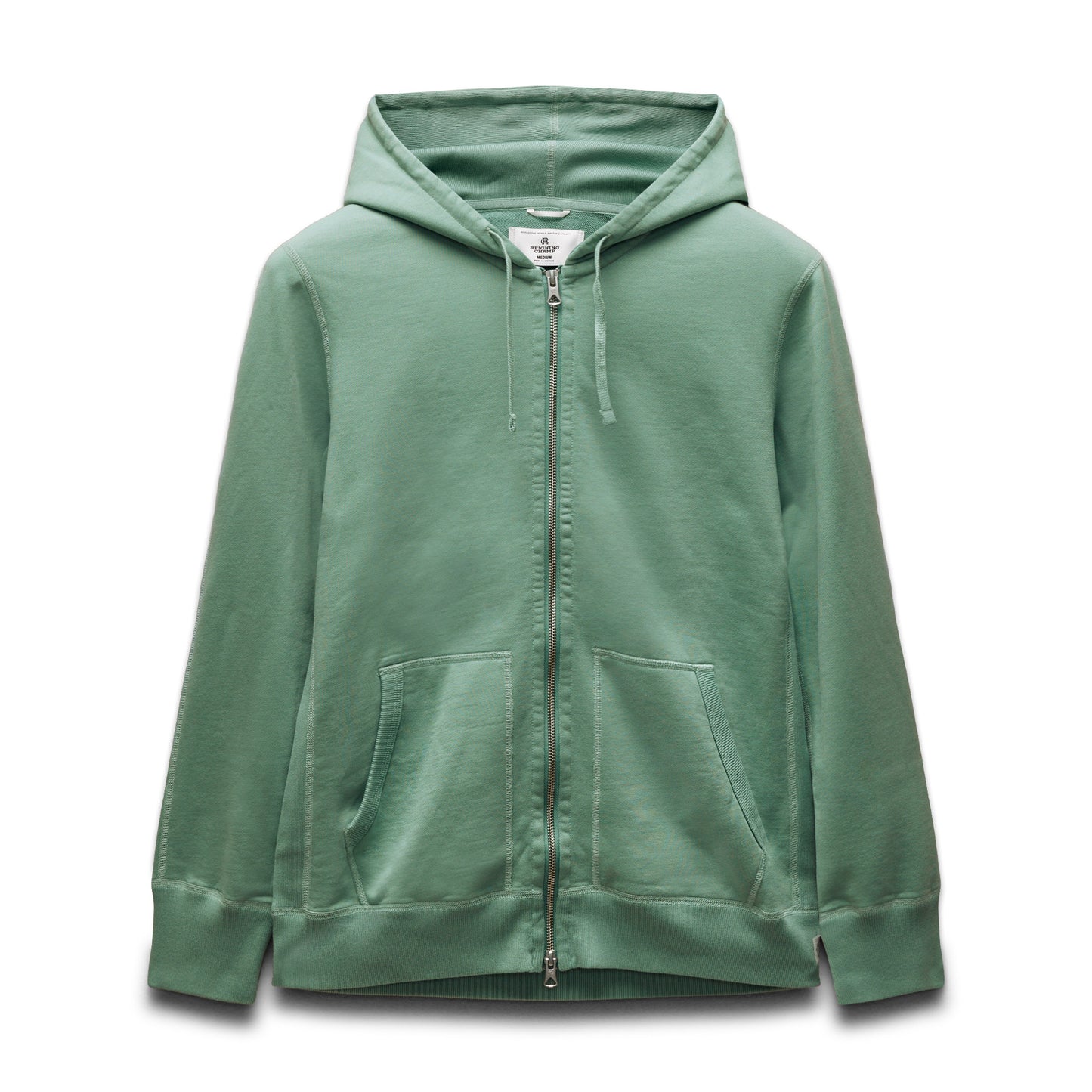 Midweight Terry Slim Zip Hoodie