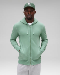 Midweight Terry Slim Zip Hoodie