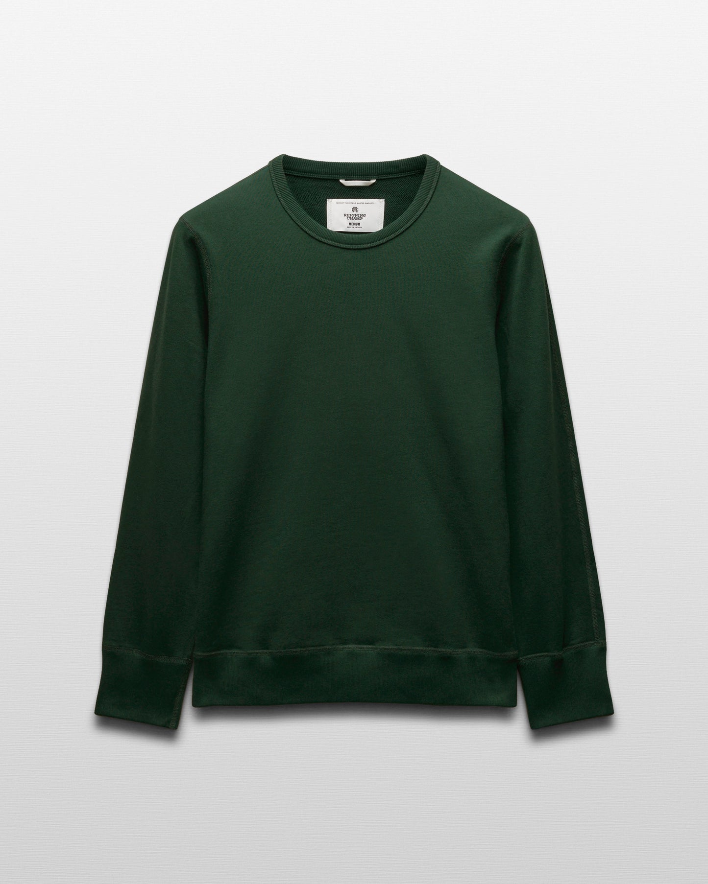 Midweight Terry Slim Crewneck