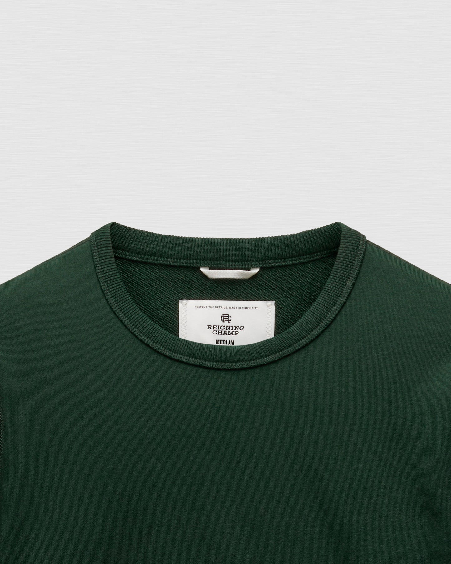 Midweight Terry Slim Crewneck