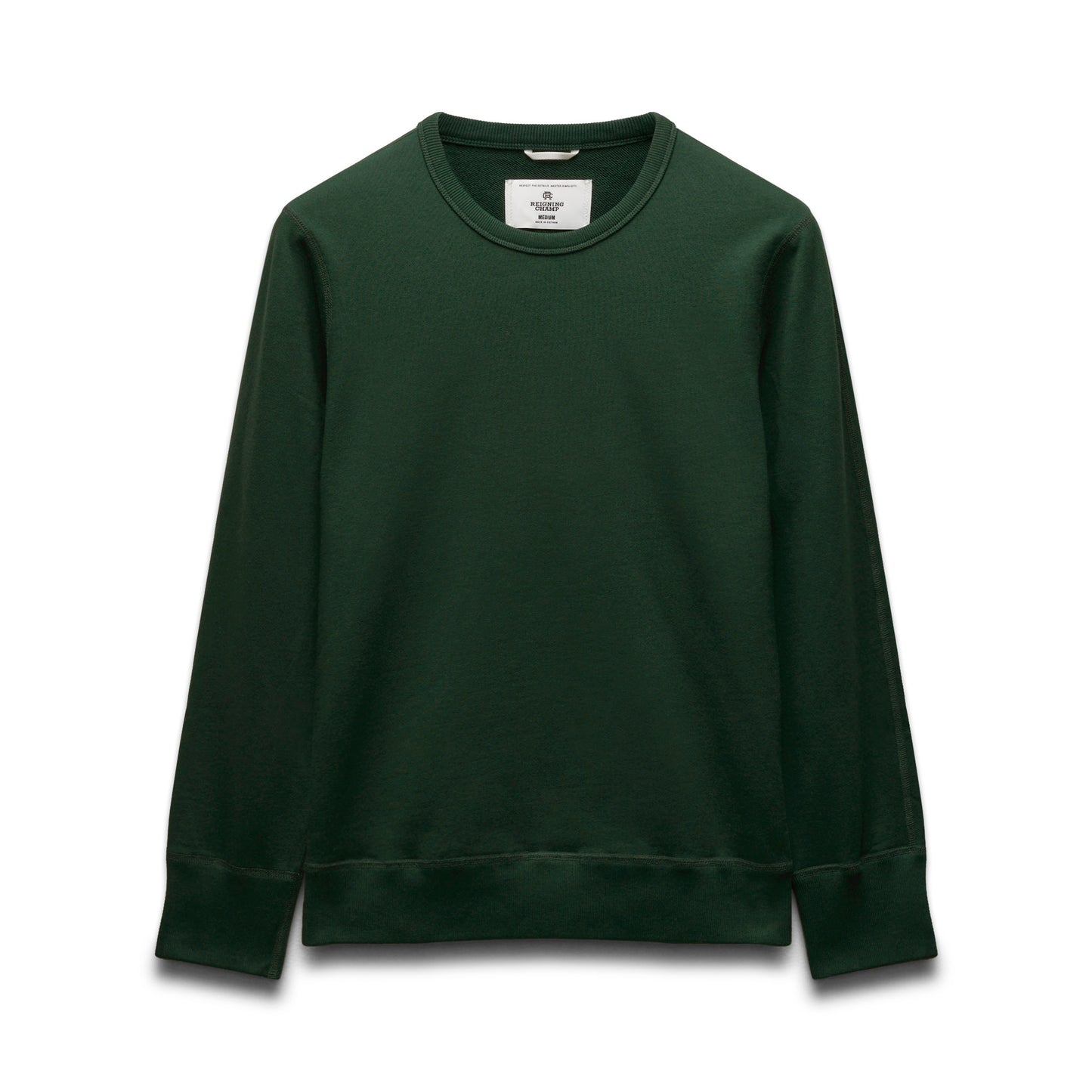 Midweight Terry Slim Crewneck