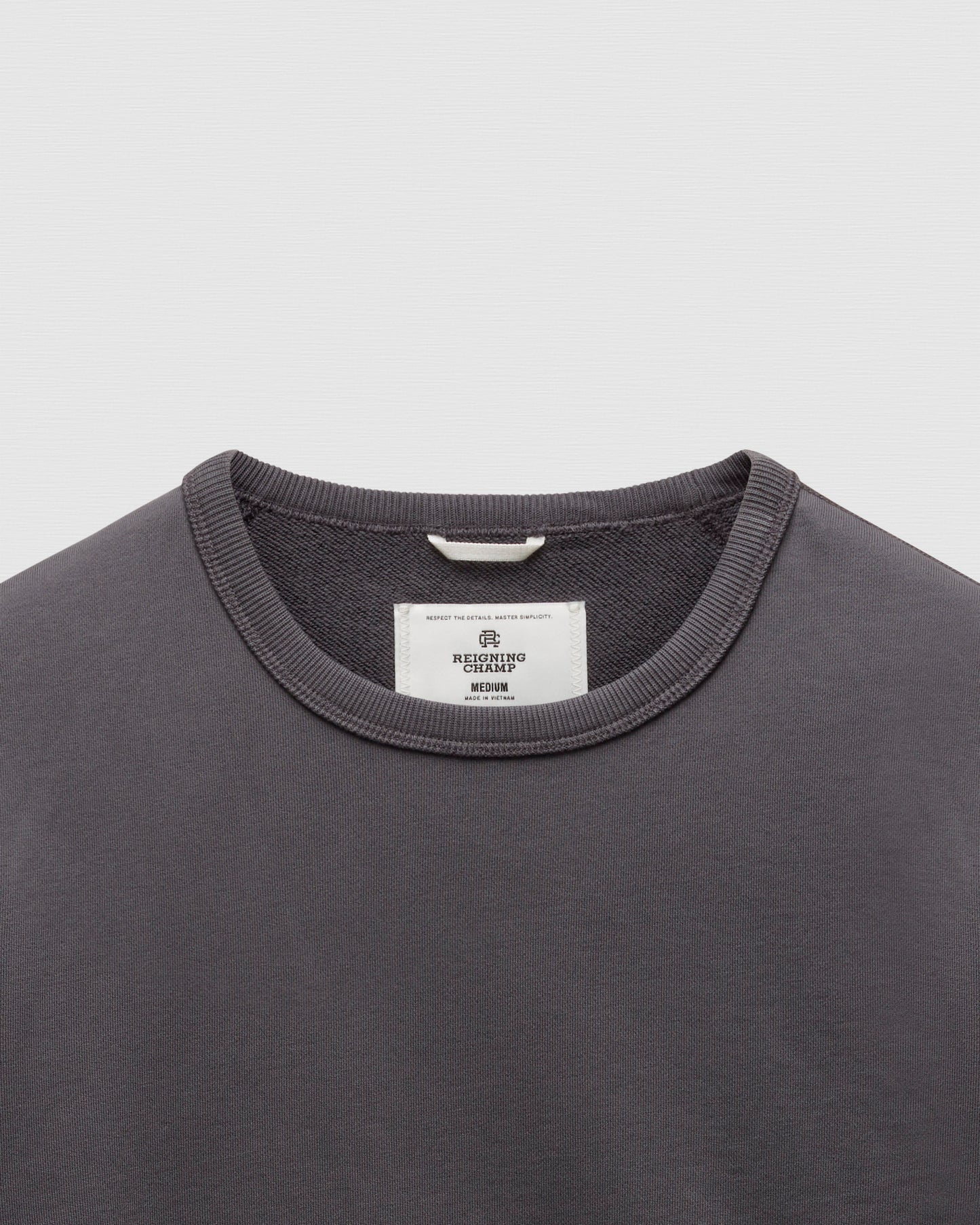 Midweight Terry Slim Crewneck