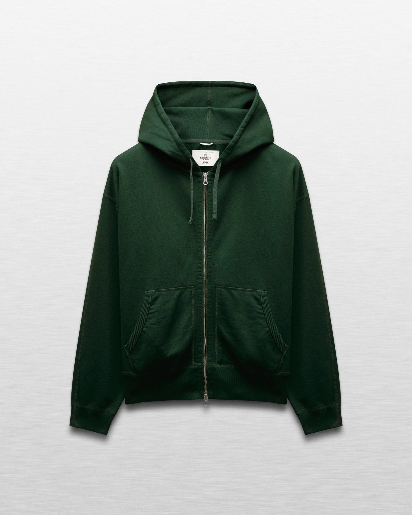 Midweight Terry Relaxed Zip Hoodie