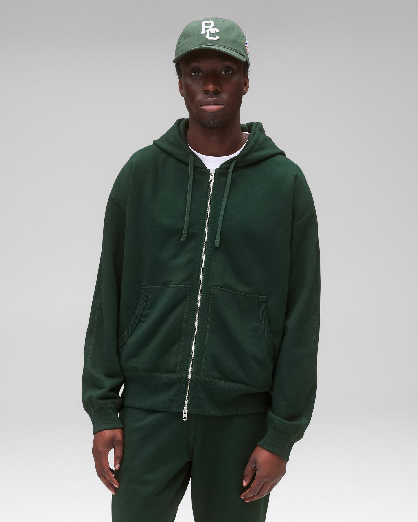 Midweight Terry Relaxed Zip Hoodie