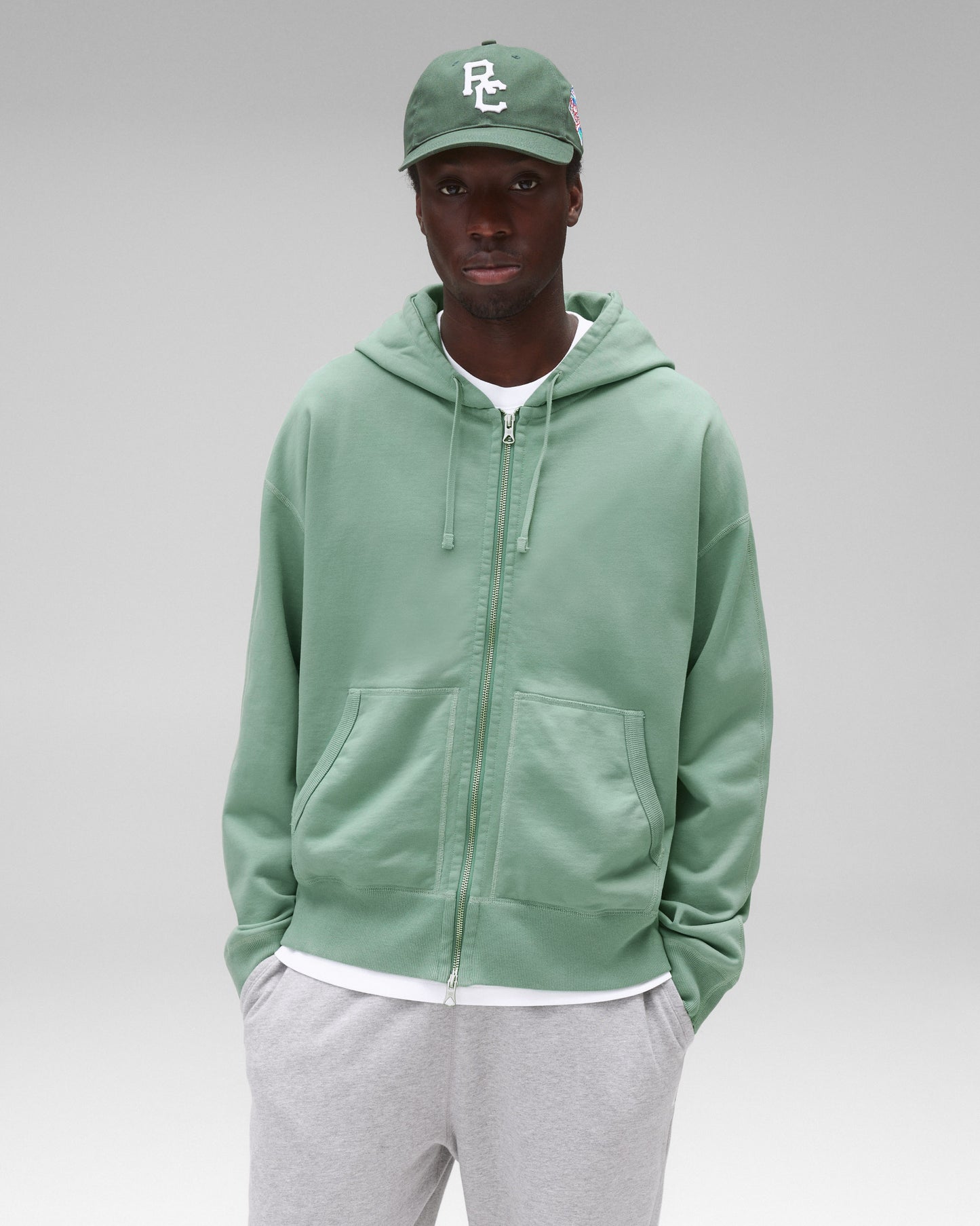 Midweight Terry Relaxed Zip Hoodie